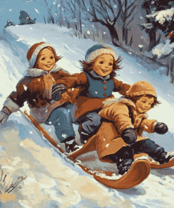 Kids Winter Fun Diamond Painting