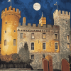 Kilkenny Castle Nightscape Diamond Painting