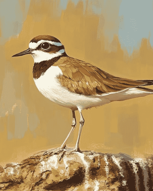 Killdeer Bird Diamond Painting