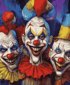 Killer Clowns Animation Diamond Painting