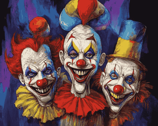 Killer Clowns Animation Diamond Painting