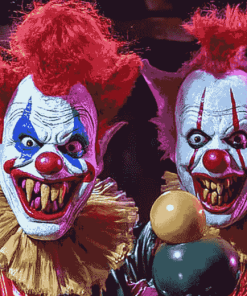 Killer Klowns Movie Villains Diamond Painting