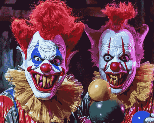 Killer Klowns Movie Villains Diamond Painting