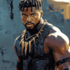 Killmonger Black Panther Diamond Painting