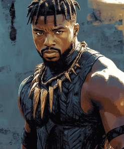 Killmonger Black Panther Diamond Painting