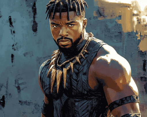 Killmonger Black Panther Diamond Painting