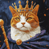 King Cat Anime Diamond Painting