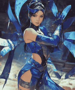 Kitana Anime Diamond Painting