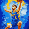 Klay Thompson Basketball Legend Diamond Painting