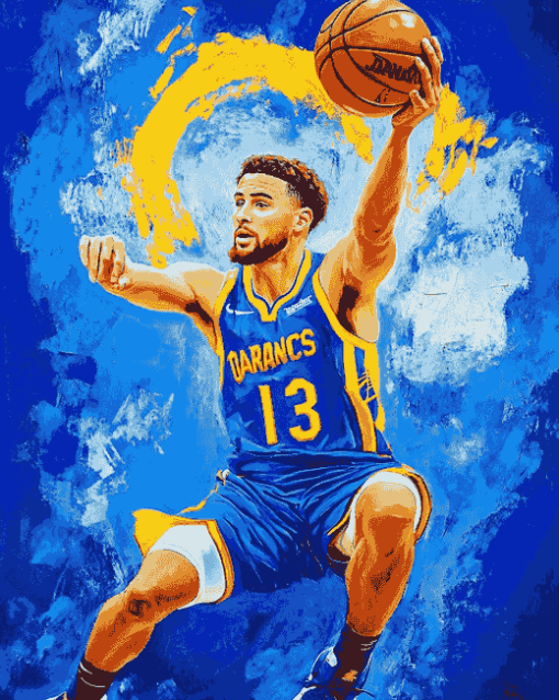 Klay Thompson Basketball Legend Diamond Painting