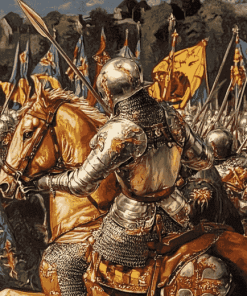 Knights Jousting Warriors Diamond Painting