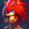 Knuckles The Echidna Animation Diamond Painting