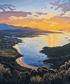 Knysna Beaches Sunset Diamond Painting