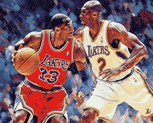 Kobe Jordan Legendary Sports Diamond Painting