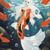 Koi Fantasy Mermaid Diamond Painting