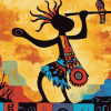 Kokopelli Musician Art Diamond Painting