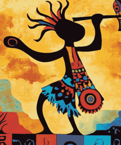 Kokopelli Musician Art Diamond Painting