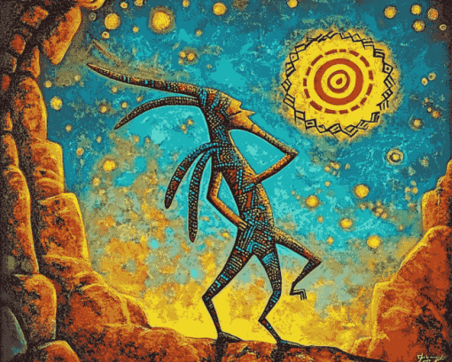 Kokopelli Musician Diamond Painting