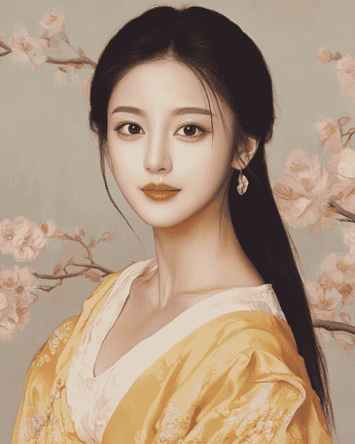 Korean Actress Lu Celebrity Diamond Painting