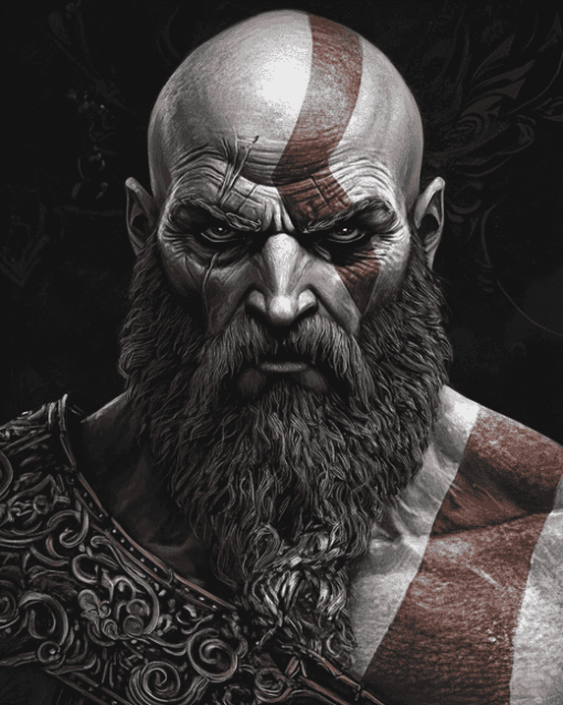 Kratos Mythology Diamond Painting