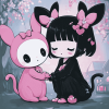 Kuromi and My Melody Anime Diamond Painting