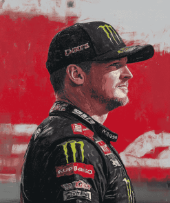 Kurt Busch Racing Legend Diamond Painting