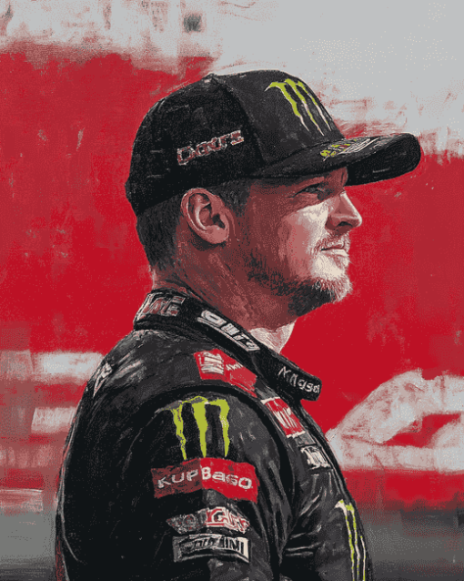 Kurt Busch Racing Legend Diamond Painting