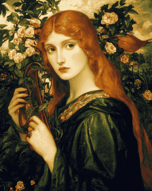 La Ghirlandata Rossetti Vintage Diamond Painting