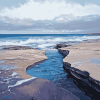 La Jolla Beach Seaside Diamond Painting