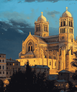 La Major Cathedral Nightscape Diamond Painting