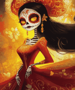 La Muerte Animation Diamond Painting