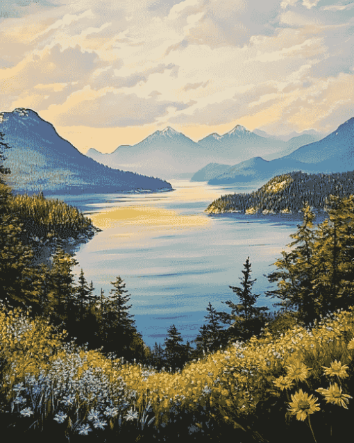 Lake Burton Scenic Views Diamond Painting