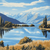 Lake Wanaka National Park Diamond Painting