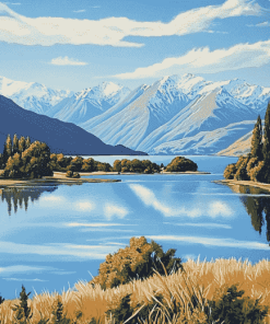 Lake Wanaka National Park Diamond Painting