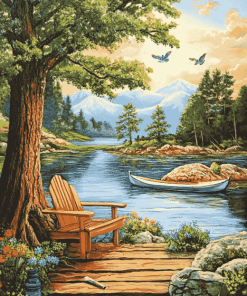 Lakeside Serenity Diamond Painting