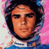 Lance Stroll Racing Legend Diamond Painting