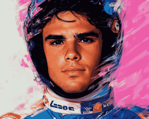 Lance Stroll Racing Legend Diamond Painting