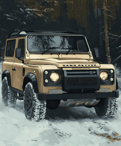 Land Rover Fancy Car Diamond Painting