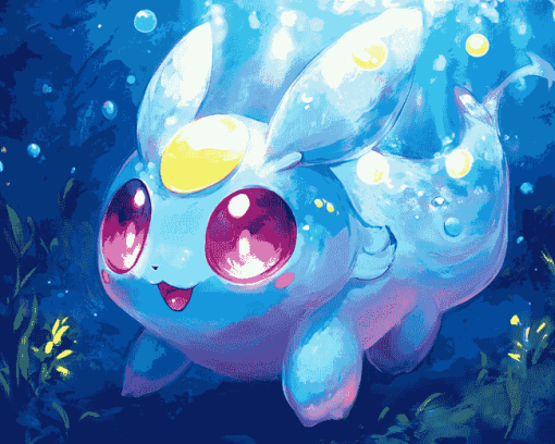 Lanturn Pokemon Craft Diamond Painting