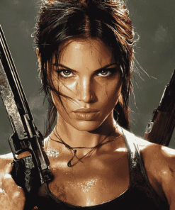 Lara Croft Adventure Series Diamond Painting