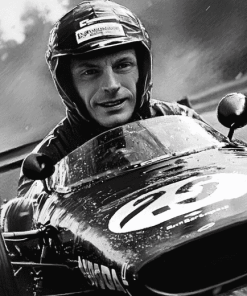 Lauda Iconic Black And White Diamond Painting