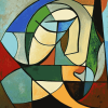 Laurent Folco Abstract Cubism Diamond Painting