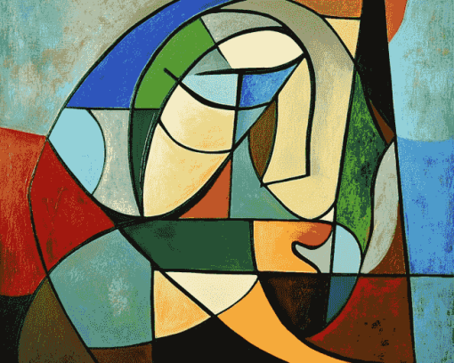 Laurent Folco Abstract Cubism Diamond Painting