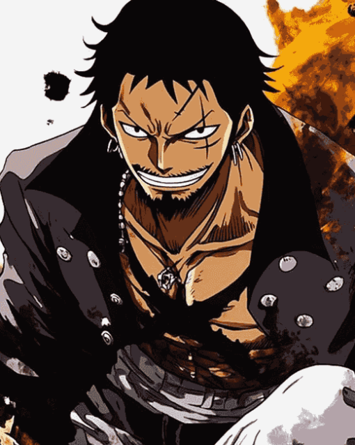 Law One Piece Anime Diamond Painting