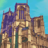 Le Mans Cathedral Diamond Painting