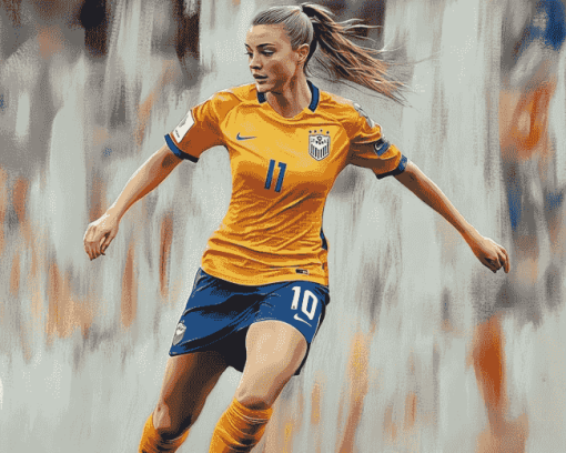 Leah Williamson Football Star Diamond Painting