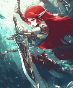 Legend of Zelda Mipha Fantasy Diamond Painting