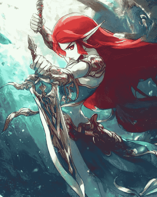 Legend of Zelda Mipha Fantasy Diamond Painting