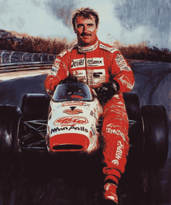 Legendary Nige Mansell Diamond Painting