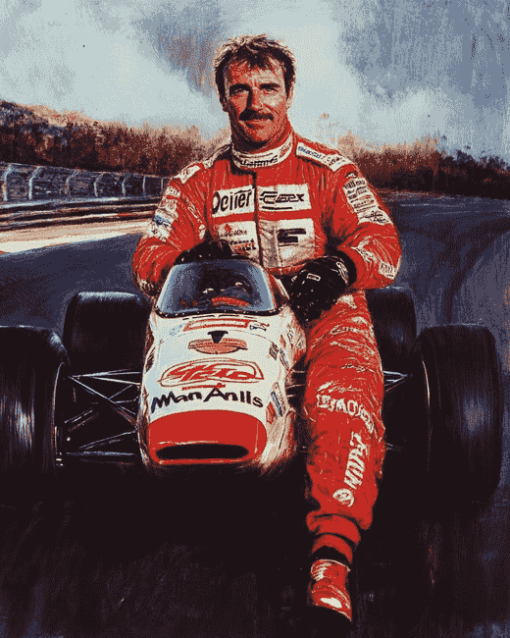 Legendary Nige Mansell Diamond Painting